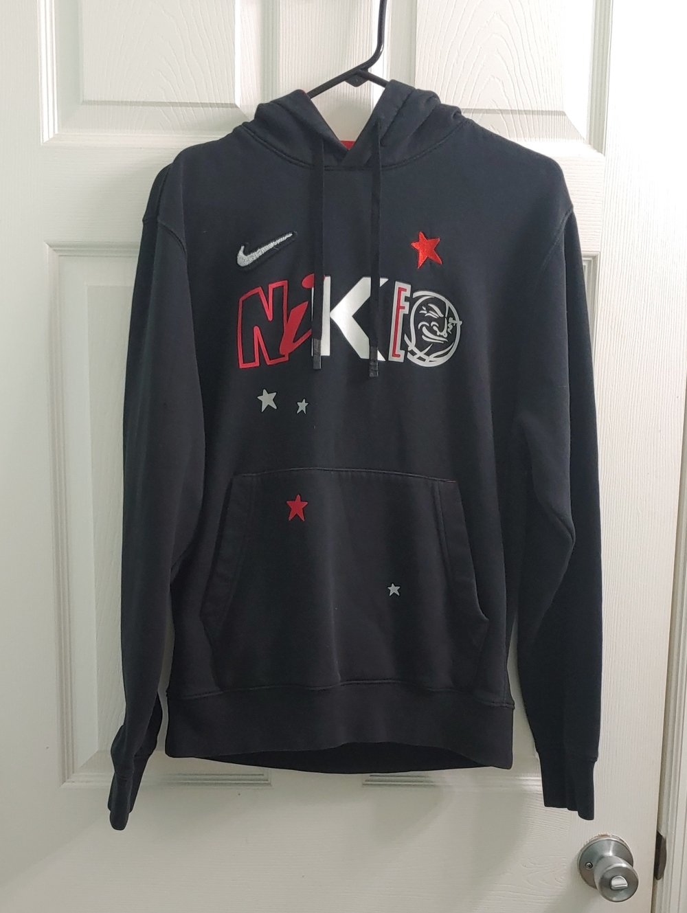 Nike NSW Club Stories Hoodie Adult S Black Pullover